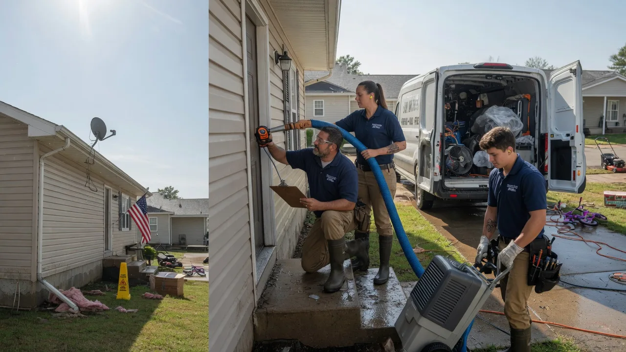 Ceiling Water Damage Restoration in Disney, OK near me
